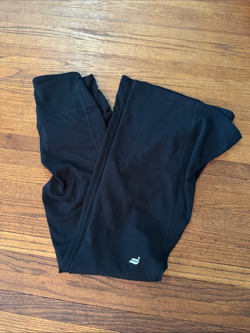 Fabletics Black Wide-Leg Active Pants Size Small Short